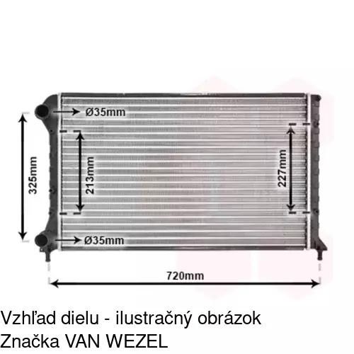 Chladiče vody 3040083X /POLCAR/ - obr. 5