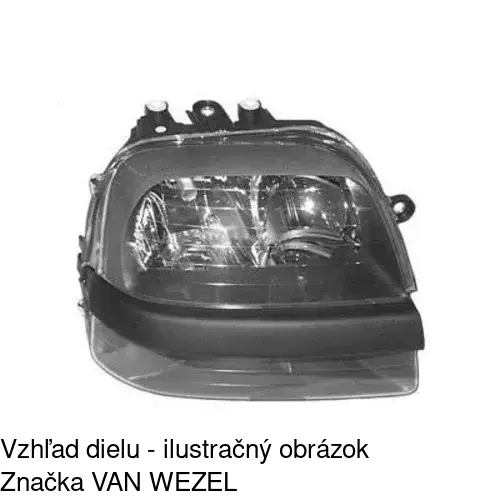 Hlavný reflektor 3040101E /POLCAR/ - obr. 4