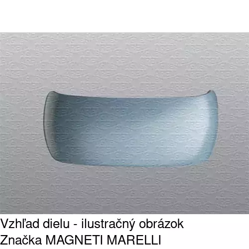 Rám vonkajšieho zrkadla 304054TM /POLCAR/ - obr. 1