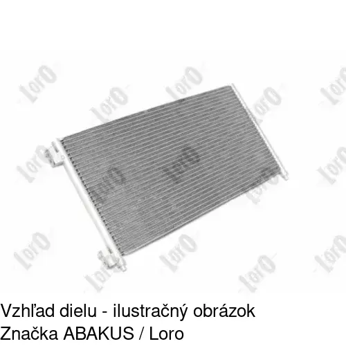Chladiče klimatizácie 3040K8C3 /POLCAR/ - obr. 4