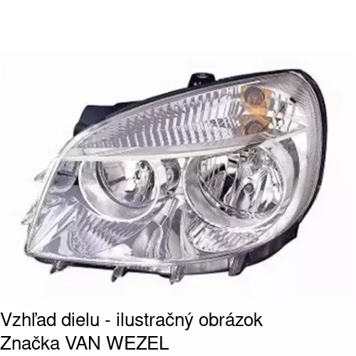 Hlavný reflektor 304110-C /POLCAR/ - obr. 5