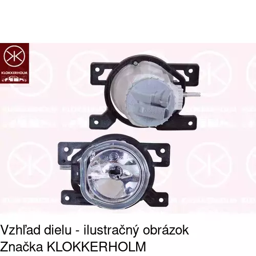 Hmlové svetlo - predné 304229-U /POLCAR/ - obr. 1