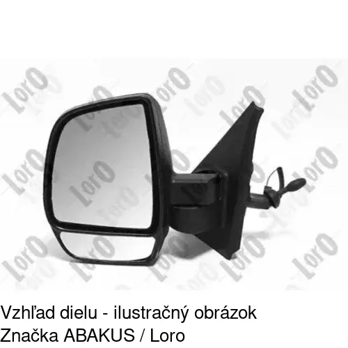 Vonkajšie zrkadlo 3042514M /POLCAR/ - obr. 4