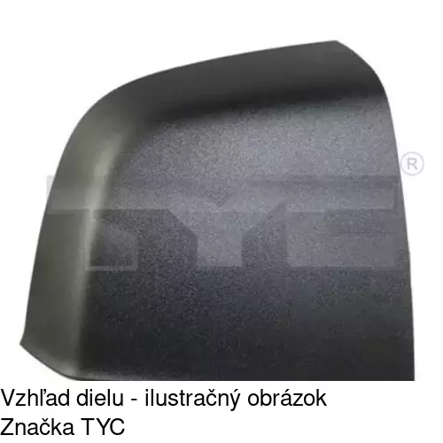 Rám vonkajšieho zrkadla 304254PM /POLCAR/ - obr. 3