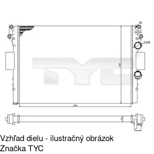 Chladiče vody POLCAR 305208A3