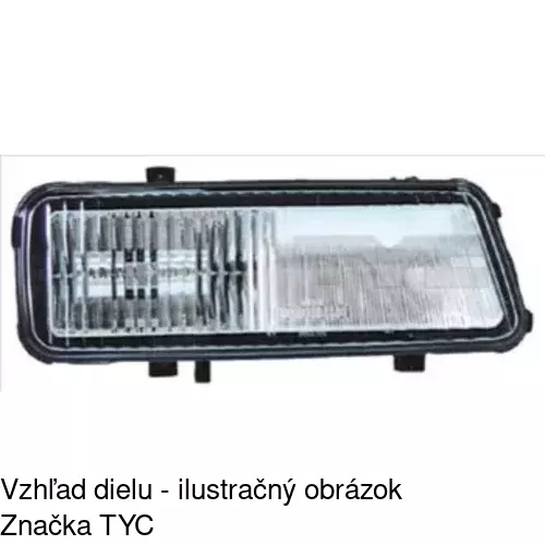 Hmlové svetlo - predné POLCAR 306030-E