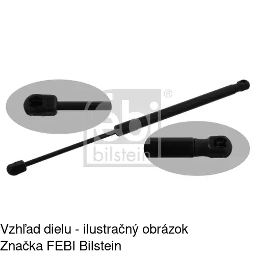 Plynová pružina 3075AB /POLCAR/ - obr. 1