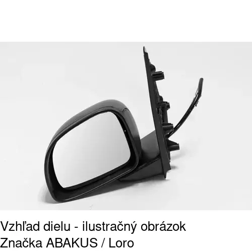 Vonkajšie zrkadlo 30A1517E /POLCAR/ - obr. 3