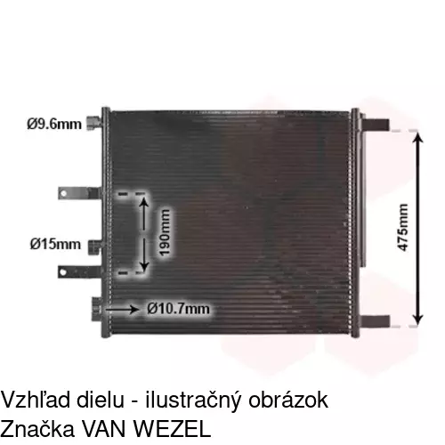 Chladiče klimatizácie POLCAR 3173K8C1