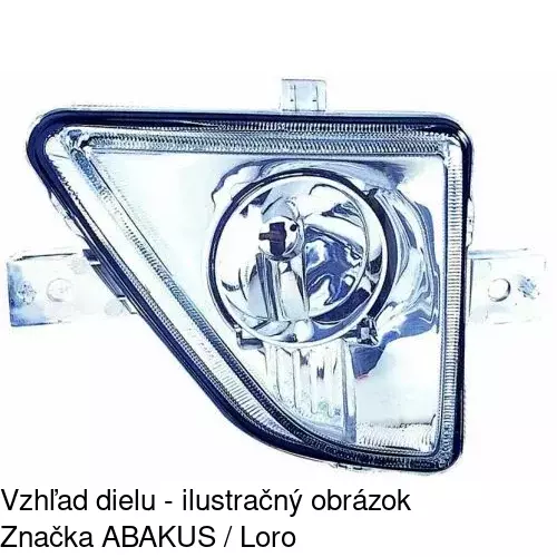 Hmlové svetlo - predné POLCAR 320029-E