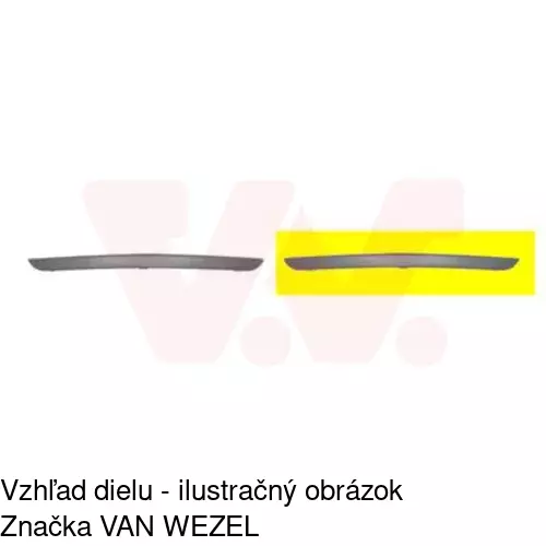Lišta nárazníka 3201077R /POLCAR/ - obr. 2