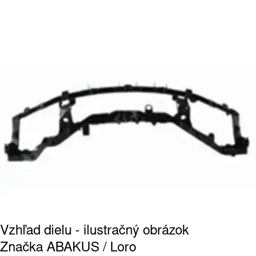 Predné čelo 320204QT /POLCAR/ - obr. 1