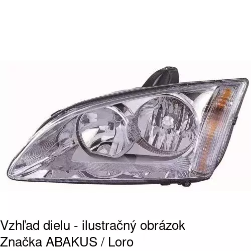 Hlavný reflektor 320209-E /POLCAR/ - obr. 5
