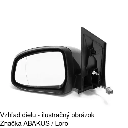 Vonkajšie zrkadlo 3205523S /POLCAR/ - obr. 3
