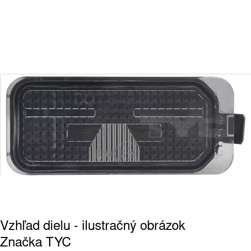 Svetlo na osvetlenie evidenčného čísla 3205959 /POLCAR/ - obr. 2