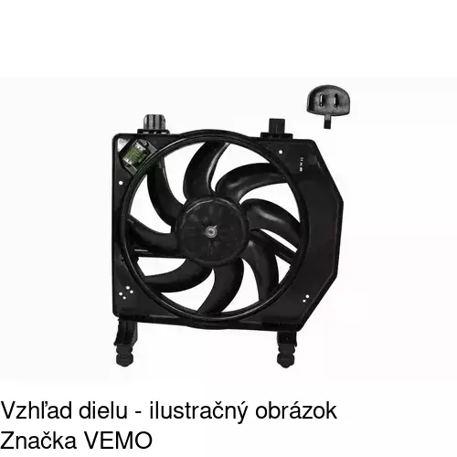 Ventilátor bez krytu / podpery 321023U2 /POLCAR/ - obr. 3