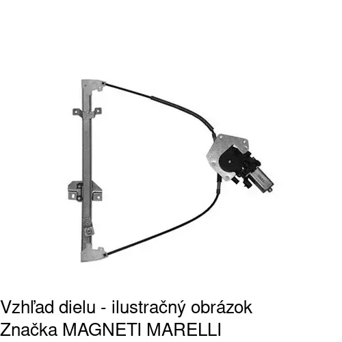 Elektrický mechanizmus okna dverí POLCAR 3210PSE1
