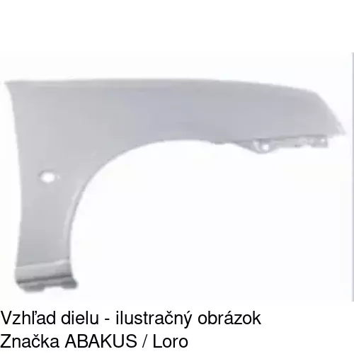 Predný blatník 321102 /POLCAR/ - obr. 1