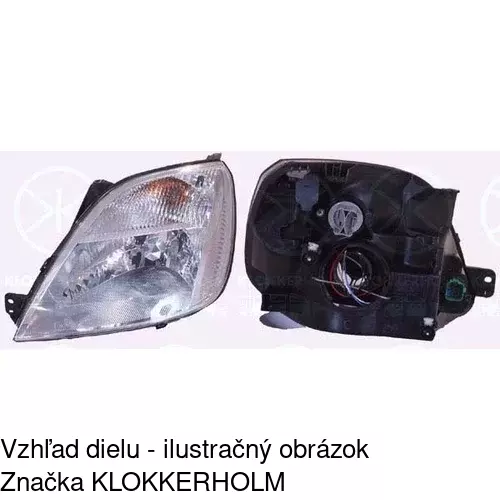 Hlavný reflektor 321209-T /POLCAR/ - obr. 3