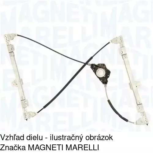 Elektrický mechanizmus okna dverí 3212PSE2 /POLCAR/ - obr. 4
