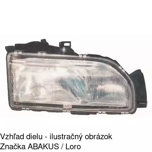 Hlavný reflektor 3215102E /POLCAR/ - obr. 3