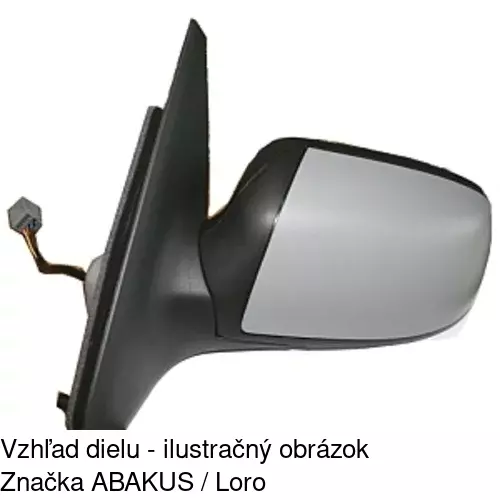 Vonkajšie zrkadlo 3218518E /POLCAR/ - obr. 2