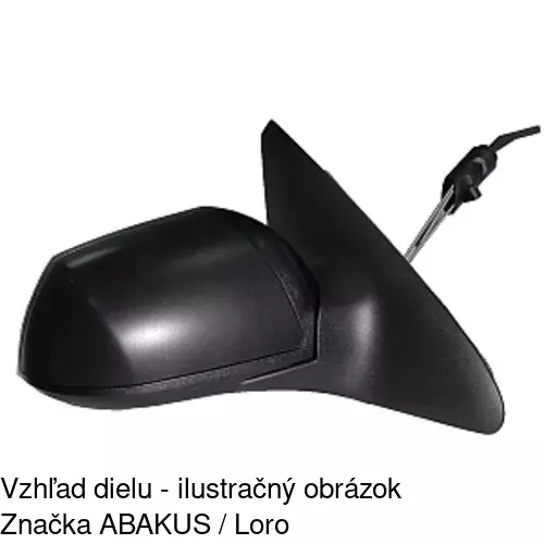 Vonkajšie zrkadlo 3218522E /POLCAR/ - obr. 3