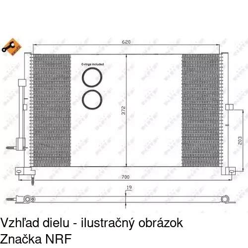 Chladiče klimatizácie 3218K8C1S /POLCAR/ - obr. 1