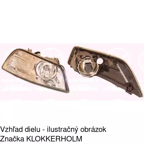 Hmlové svetlo - predné 321930-U /POLCAR/ - obr. 3