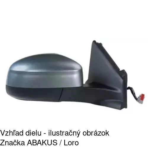 Vonkajšie zrkadlo 3219524M /POLCAR/ - obr. 2