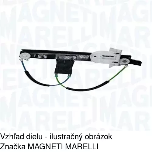 Elektrický mechanizmus okna dverí 3219PSE4E /POLCAR/ - obr. 1