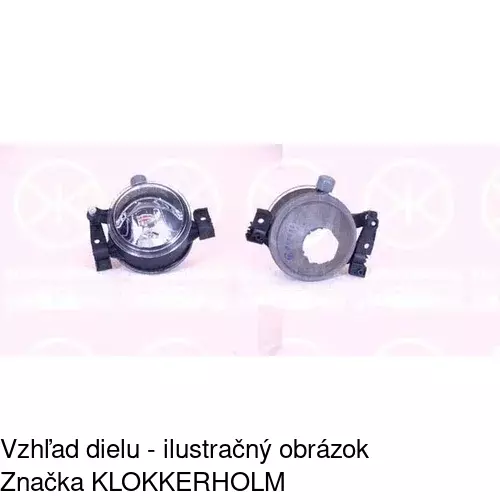 Hmlové svetlo - predné 323529-T /POLCAR/ - obr. 1