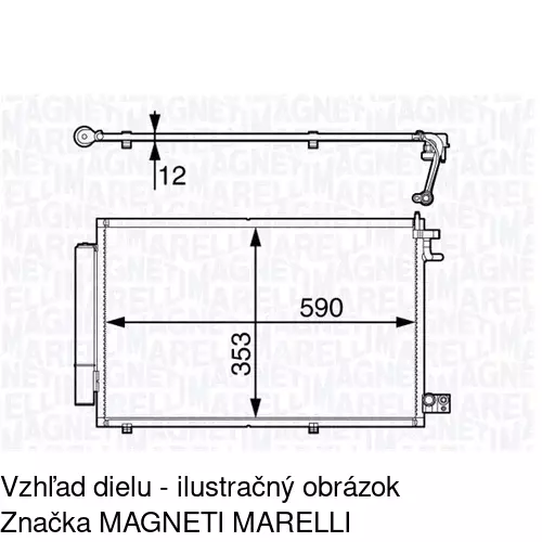 Chladiče klimatizácie 3238K8C1S /POLCAR/ - obr. 2