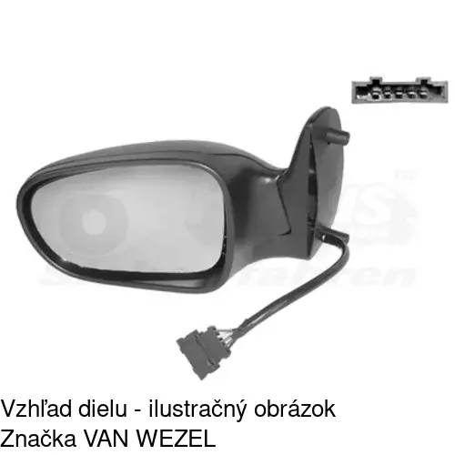 Vonkajšie zrkadlo 3240515M /POLCAR/ - obr. 5