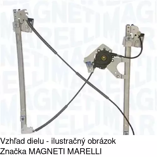 Elektrický mechanizmus okna dverí 3240PSE1 /POLCAR/ - obr. 1