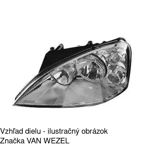 Hlavný reflektor 324109-U /POLCAR/ - obr. 2