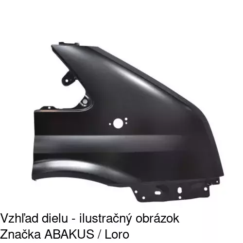 Predný blatník 324802-1 /POLCAR/ - obr. 3