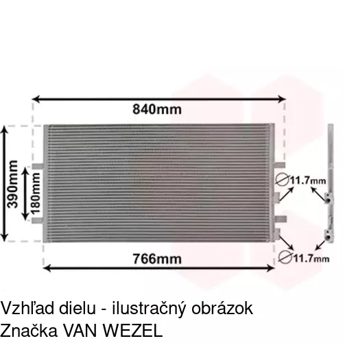 Chladiče klimatizácie 3248K8C1S /POLCAR/ - obr. 4