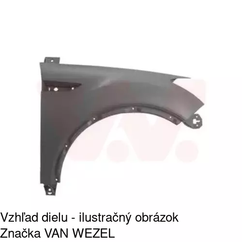 Predný blatník 325202 /POLCAR/ - obr. 2