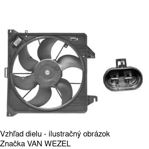 Ventilátor bez krytu / podpery 325623U1 /POLCAR/ - obr. 3