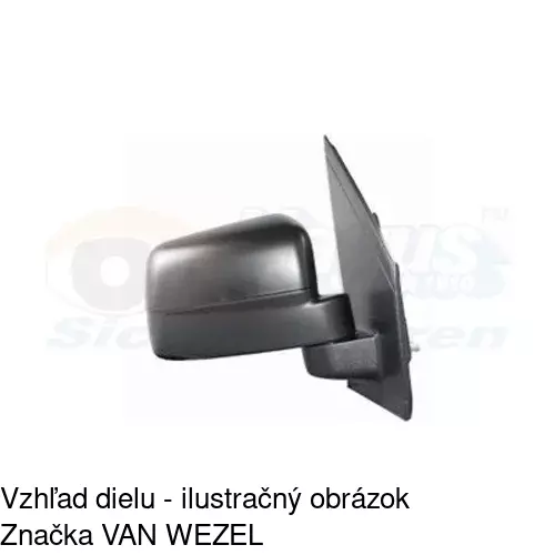 Vonkajšie zrkadlo 3259521M /POLCAR/ - obr. 2