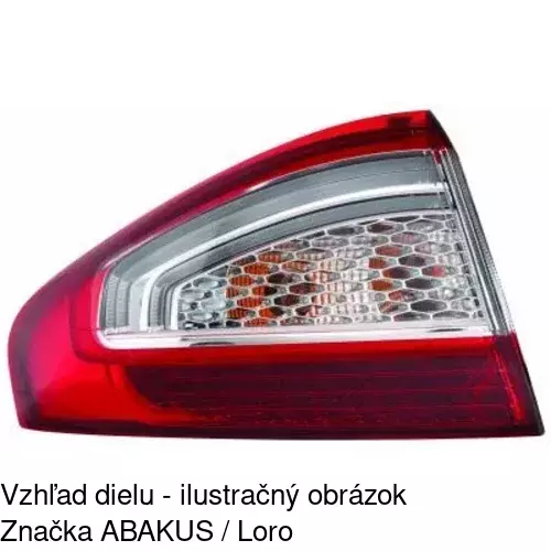 Zadné svetlo 32D187-T /POLCAR/ - obr. 2