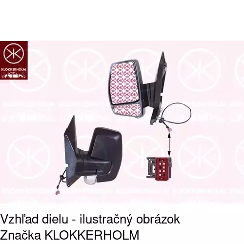 Vonkajšie zrkadlo 32N1521M /POLCAR/ - obr. 1
