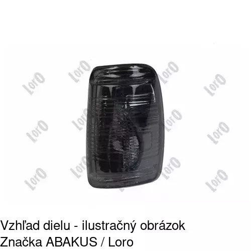 Sklo vonkajšieho zrkadla s držiakom 32N2555M /POLCAR/ - obr. 5