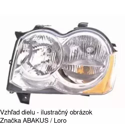 Hlavný reflektor POLCAR 343010-2
