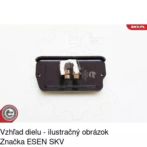 Ovládače klimatizácie 3809KST-1 /POLCAR/ - obr. 2