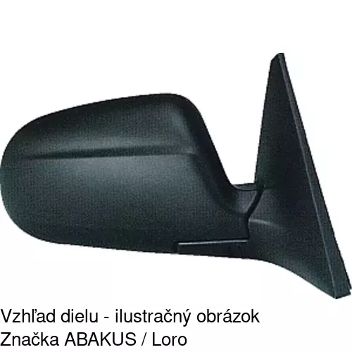 Vonkajšie zrkadlo 3810524M /POLCAR/ - obr. 1