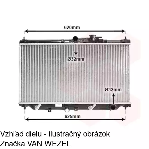 Chladiče vody 381708-4 /POLCAR/ - obr. 1