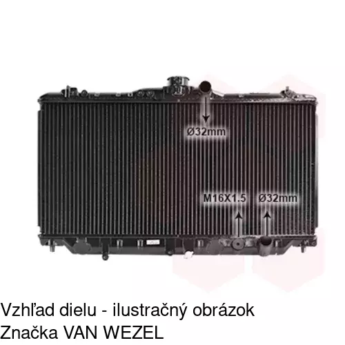 Chladiče vody 3820081K /POLCAR/ - obr. 1