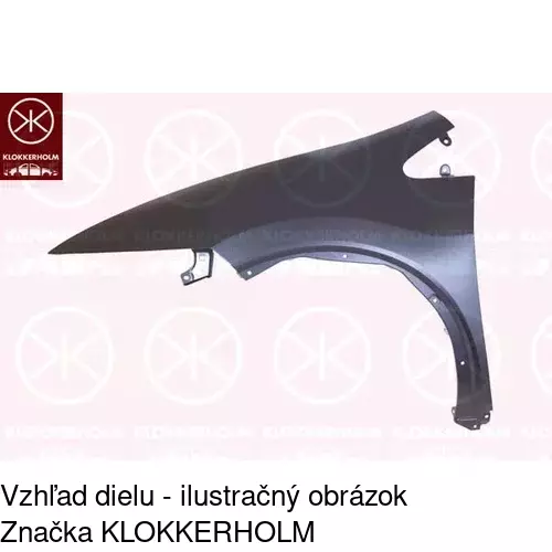 Predný blatník POLCAR 382902